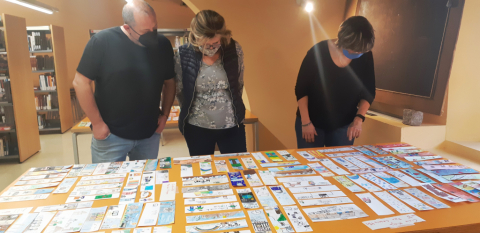 El Jurat del IV Concurs de Punts de Llibre.