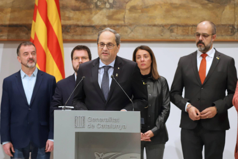 El president Quim Torra. Font: Generalitat de Catalunya