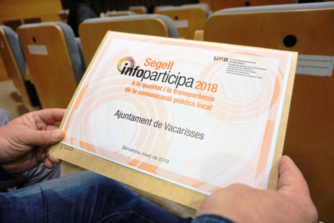 Certificat acreditatiu del guardó.