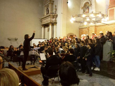 Concert a l'Església de Sant Pere.