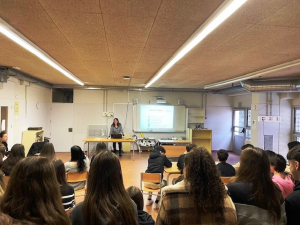 Xerrada sobre la Borsa de Treball a l’Institut.