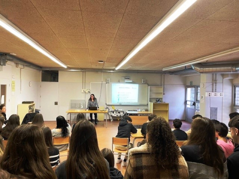 Xerrada sobre la Borsa de Treball a l’Institut.