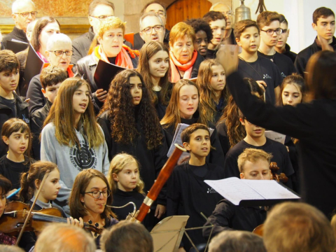 Concert a l'Església de Sant Pere.