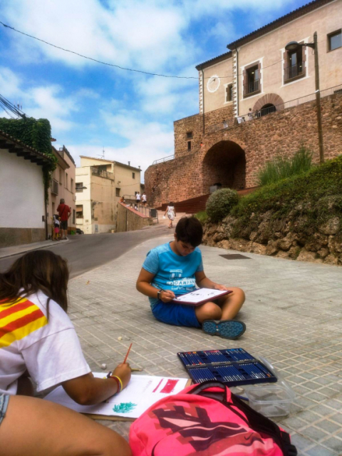 Concurs de pintura infantil.