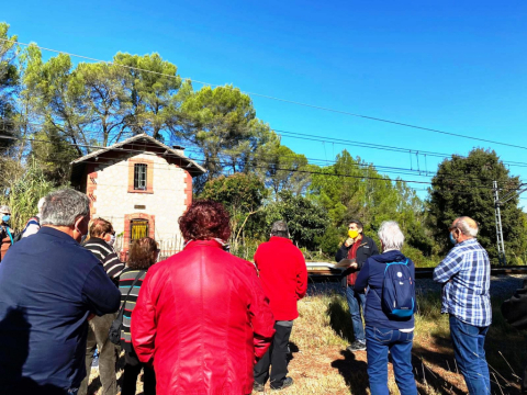 Ruta pel patrimoni ferroviari de Vacarisses.
