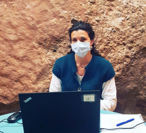 La infermera d'UCI Maria Sañé.