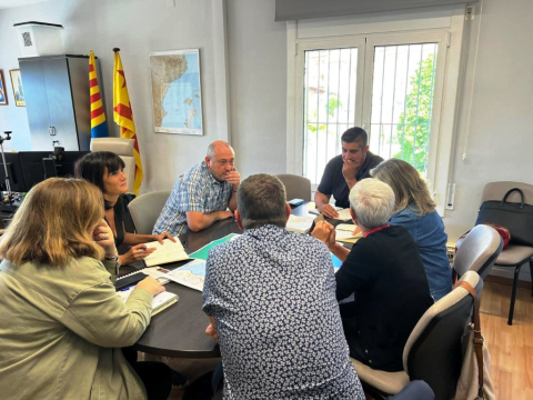 Reunió amb l’Àrea d’Espais Naturals i Infraestructura Verda de la Diputació.