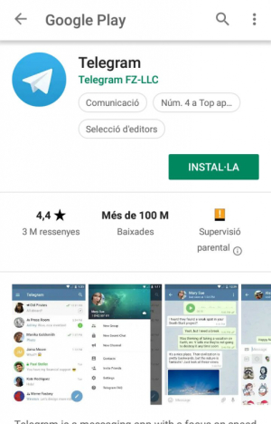 Descarrega't Telegram