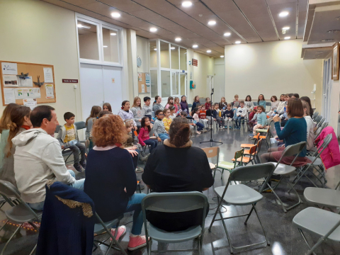 Santa Cecília a l’Escola Municipal de Música.