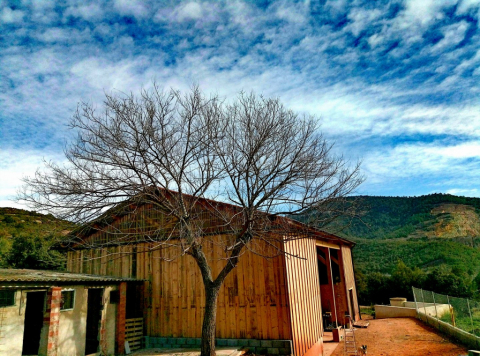 El corral habilitat. Font: Associació Can Mimó