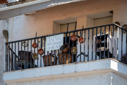 Concurs de guarniment  de balcons de la Festa de la Vaca