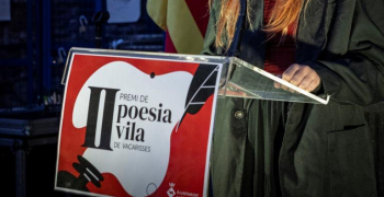 Acte de lliurament del II Premi de Poesia Vila de Vacarisses.