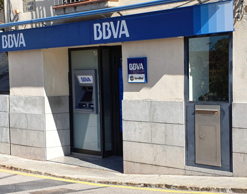 Oficina del BBVA a Vacarisses.