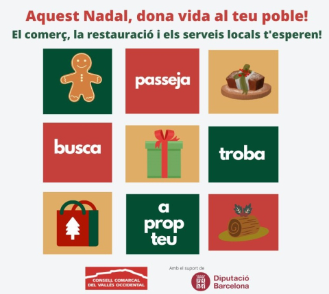 Campanya de promoció de compra local per a aquest Nadal