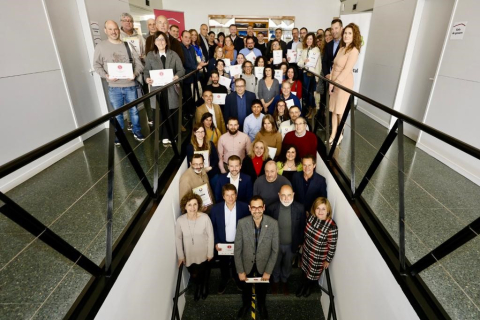 Acte de lliurament de les certificacions Biosphere i dels Punts d'Informació Turística.