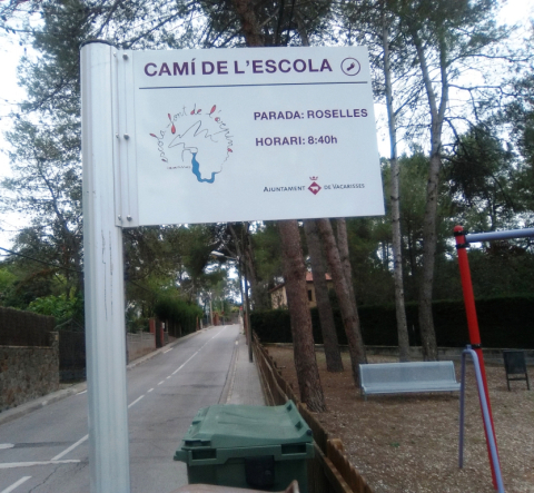 Parada del carrer Roselles.