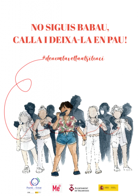Dona la volta al silenci, una campanya de l’INS Vacarisses per combatre les violències masclistes i sexuals.