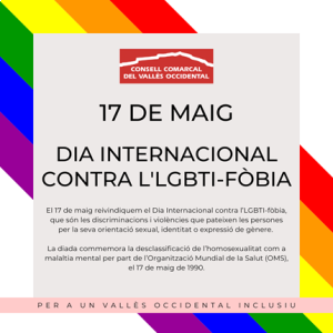 Dia Internacional contra l’LGBTI-fòbia