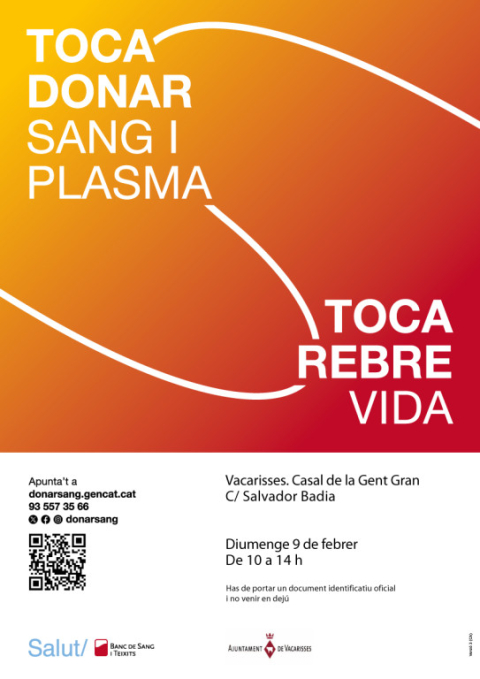 Donació de sang i plasma