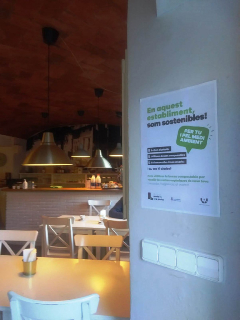 Les compres a Vacarisses, en bosses compostables.