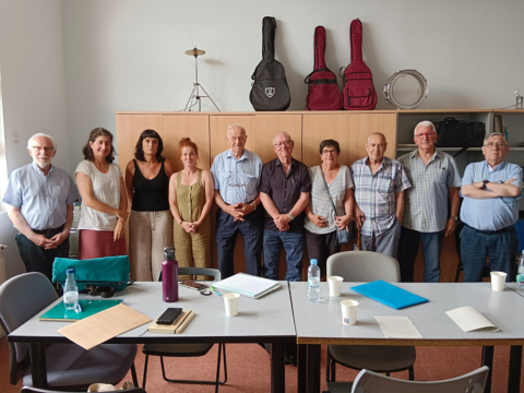 Trobada amb un representant del Consell de la Gent Gran del Vallès Occidental.