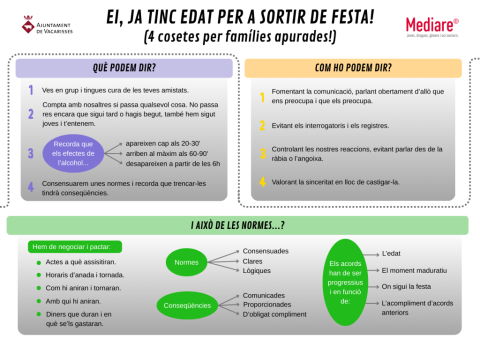 Infografia "Ei, ja tinc edat per a sortir de festa!"