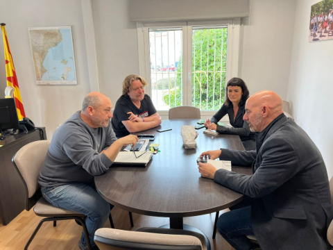 Reunió amb el director dels Serveis Territorials de la Generalitat.
