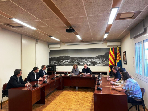 Reunió urgent amb la consellera de Territori.