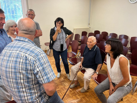 Homenatge a Joaquin Sans pels seus 100 anys
