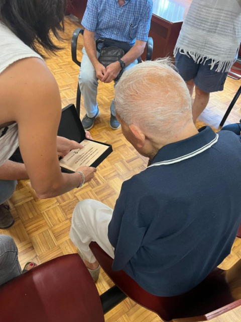 Homenatge a Joaquin Sans pels seus 100 anys