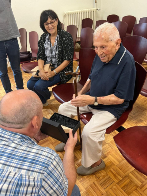 Homenatge a Joaquin Sans pels seus 100 anys