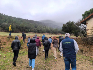 Visita a El Mimó amb equips tècnics del CREAF i l’ARC.