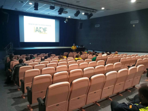 La formació de diumenge al Casal de Cultura.