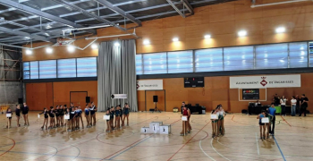 El poliesportiu municipal va acollir l'Open de patinatge artístic.