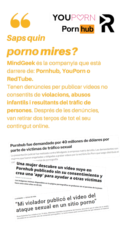 Campanya per desmitificar la pornografia entre el jovent