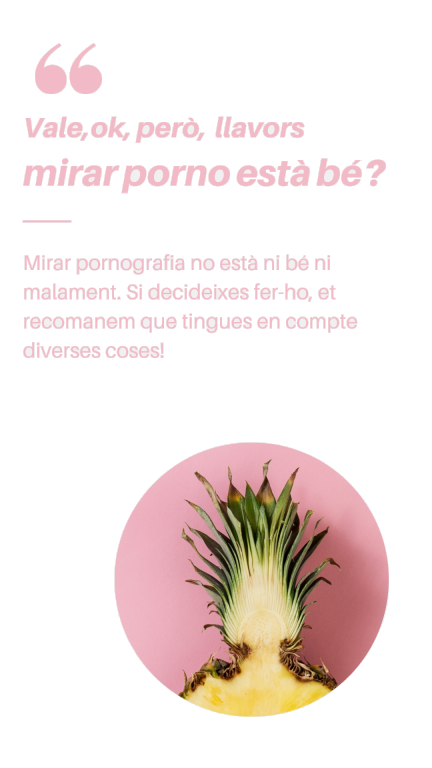 Campanya per desmitificar la pornografia entre el jovent