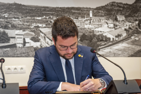 El president de la Generalitat, a Vacarisses