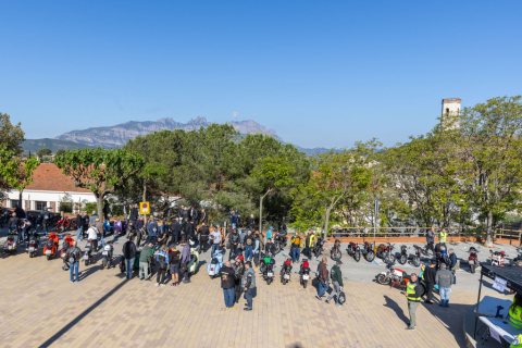 La XXXIII Vacaclàssic Vacarisses va aplegar unes 150 persones. Font: Moto Clàssic Vacarisses